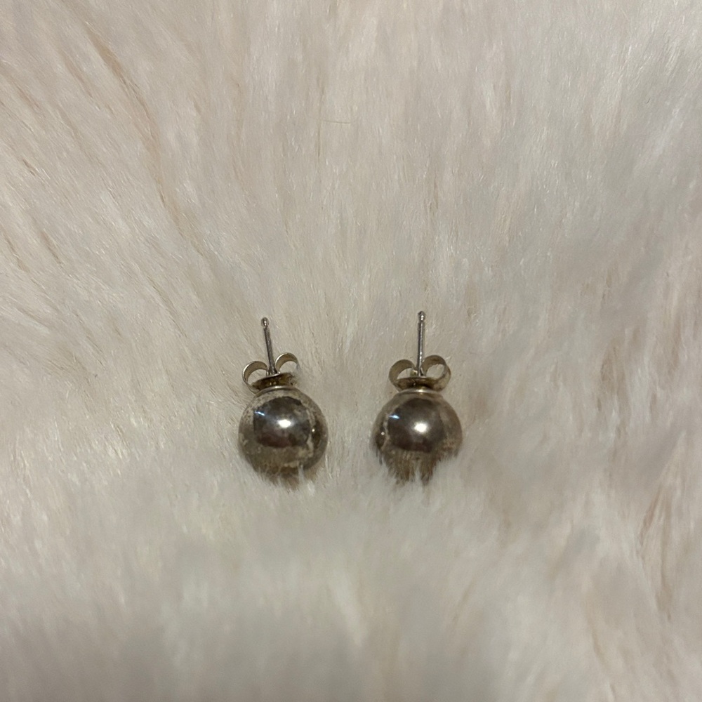 Silpada Classic Silver Ball Stud Earrings - Women Jewelry